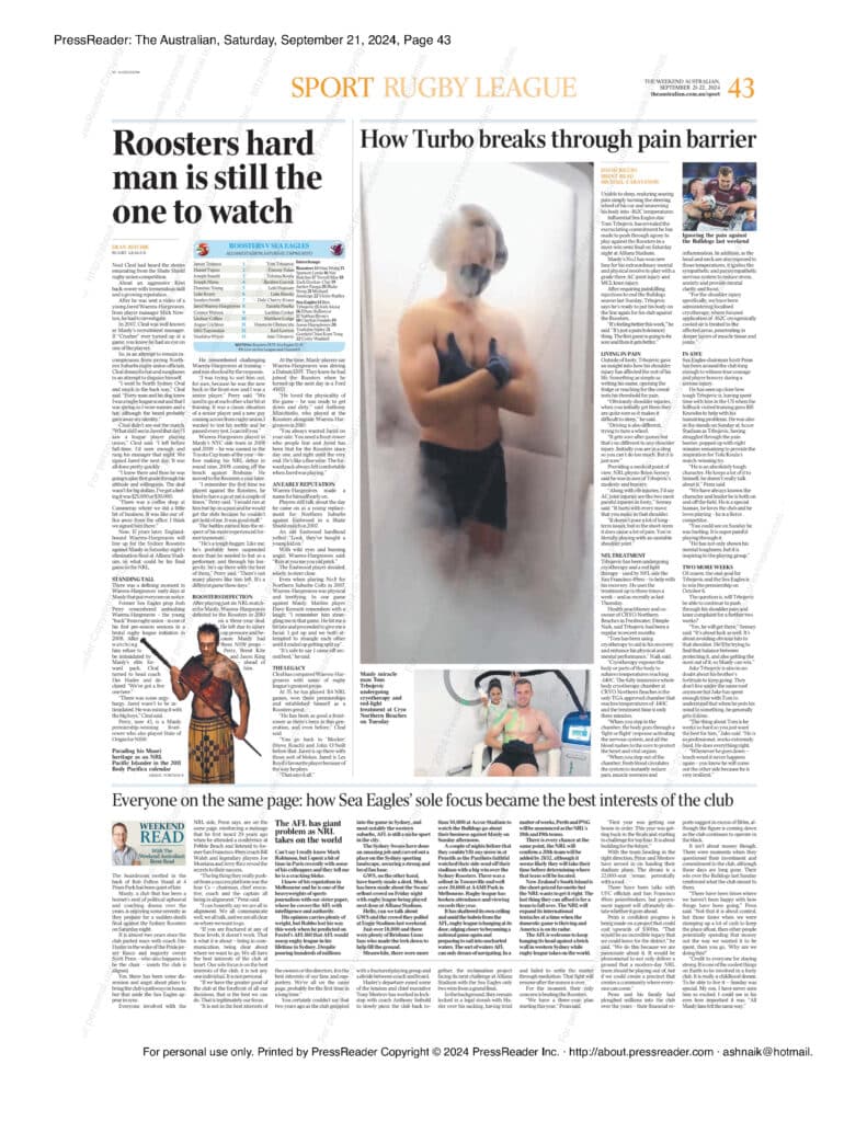 PressReader PressReader The Australian, Saturday, September 21, 2024, Page 43